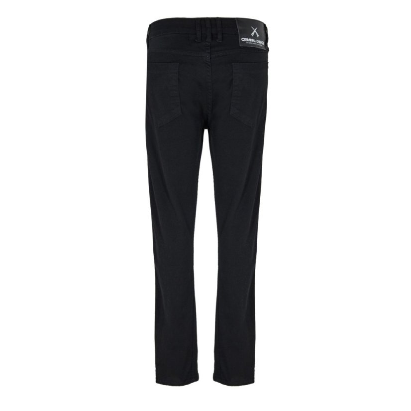 Criminal Damage Men's Sos Skinny Jeans Black