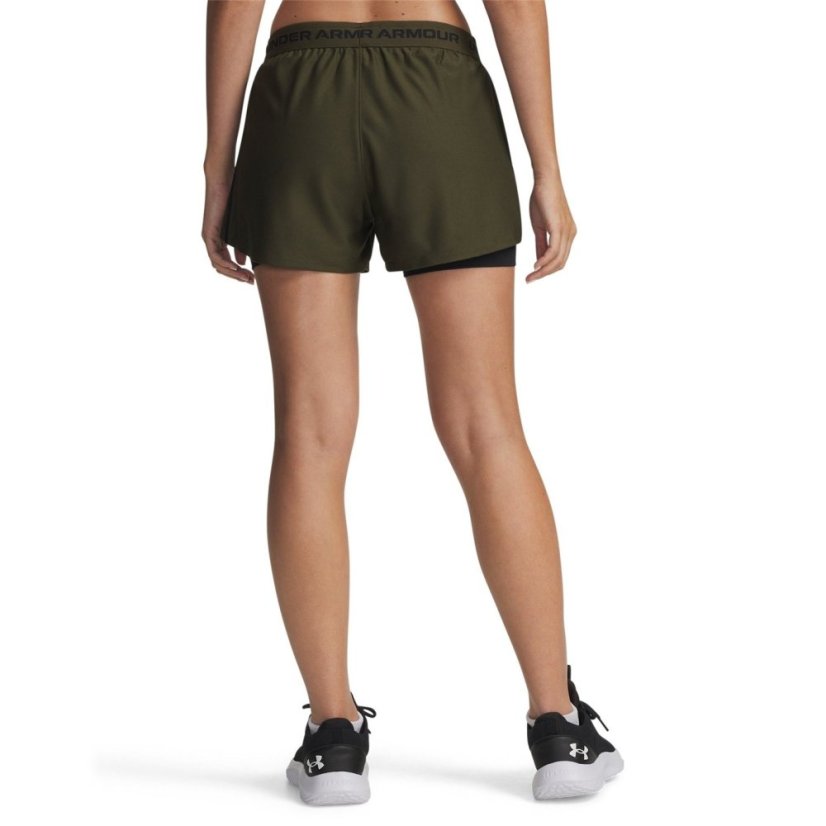 Under Armour Tech™ Play Up 2-in-1 Shorts Women Exped Green