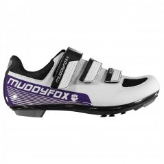 Muddyfox RBS100 Ladies Cycling Shoes White/Purple