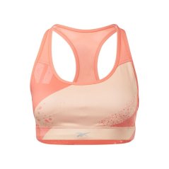 Reebok Essentials Lux Padded Racer Bra Womens Twisted Coral