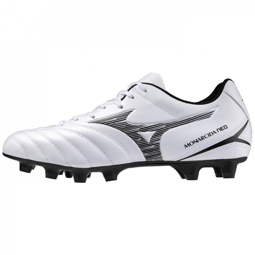 Mizuno Monarcida Neo III Select Firm Ground Football Boots White/Black
