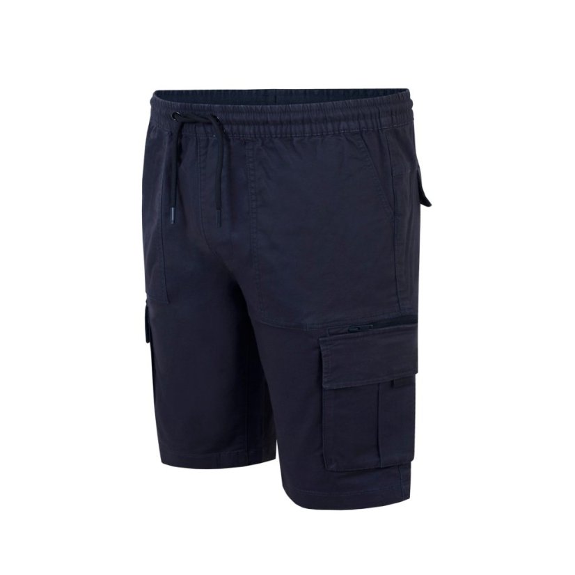 Fabric Cargo Short Sn Black