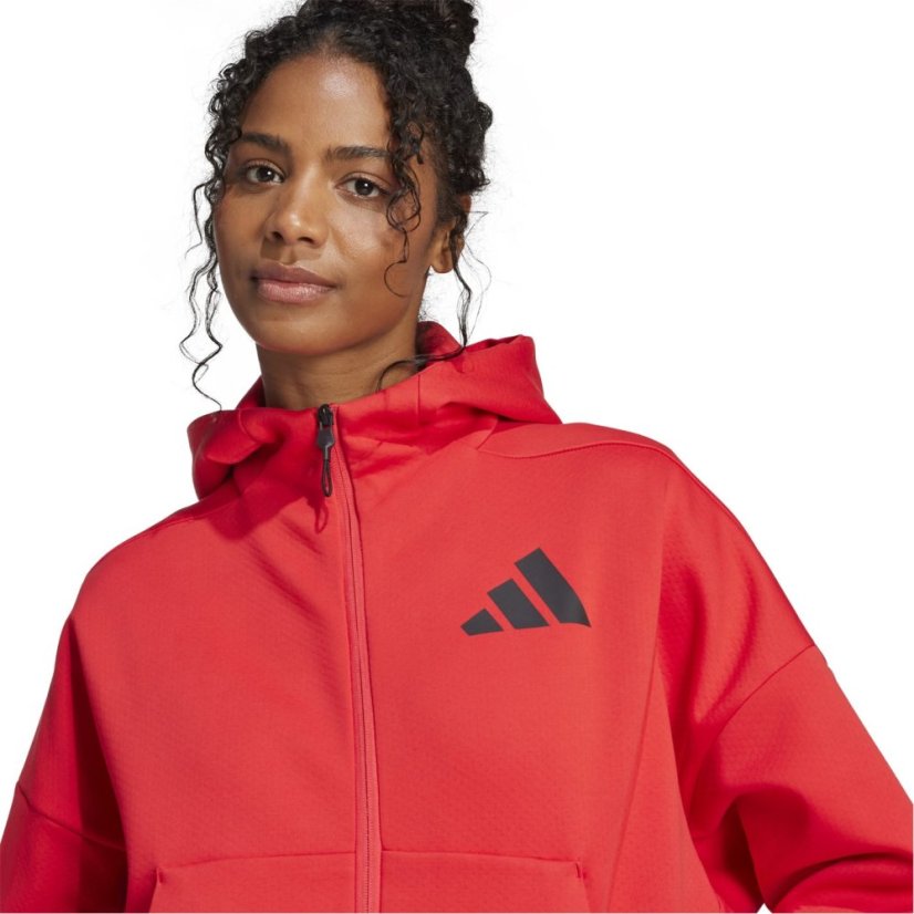 adidas Z.N.E. Full Zip dámska mikina Pure Ruby