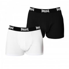 Lonsdale 2 Pack Trunk Mens White/Black