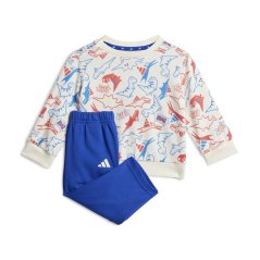 adidas Seasonal Essentials Adiraptor French Terry Jogger Set Babies Blue Print