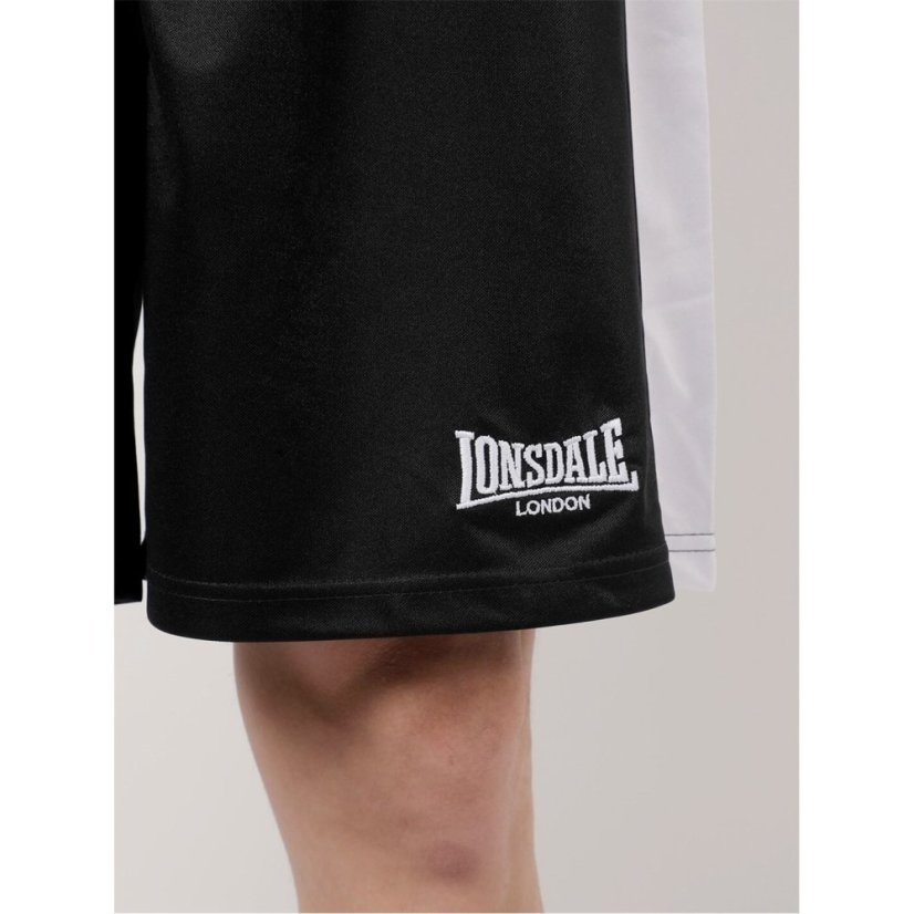 Lonsdale Boxing Shorts Black/White