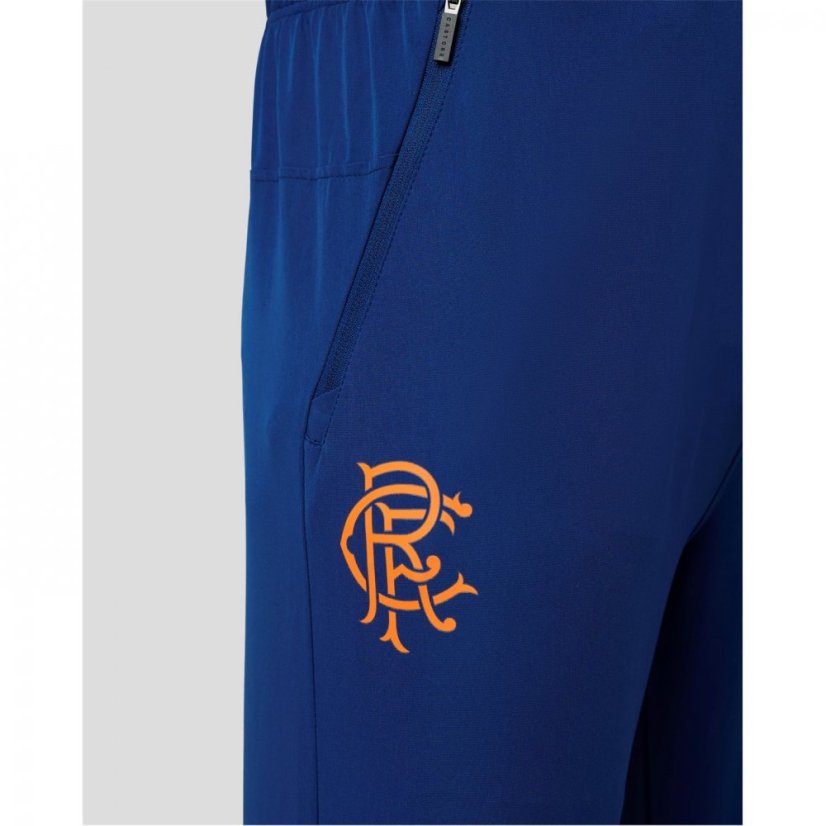 Castore Rangers Travel Tracksuit Bottoms 2023 2024 Adults Blue