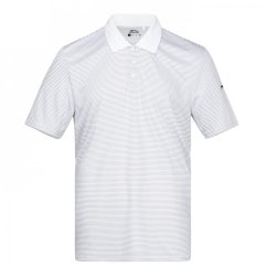 Slazenger Micro Stripe Golf pánské polo tričko White