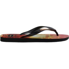 Havaianas Hav. Hype White/White/Black/Black 4 Flip Flops Mens Dark Black