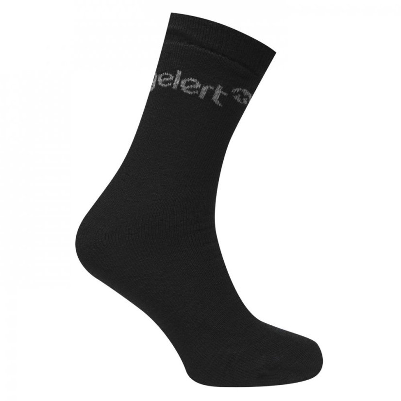Gelert 3 Pk Thermal Socks Mens Black
