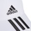 adidas 3-Stripes Baseball Cap White/Black