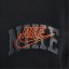 Nike Club Fleece Men's Long Sleeve Crew Black/Orange