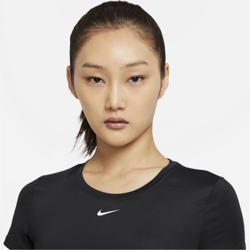 Nike Slim Fit Top Black