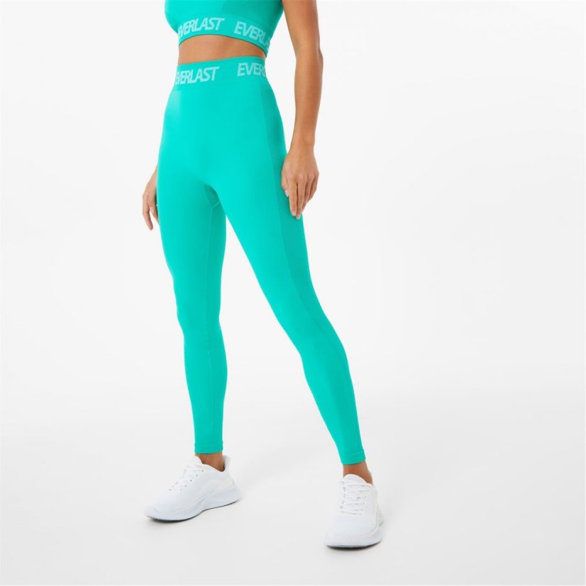 Everlast Seamless Logo Leggings Womens Bright Green