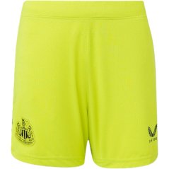 Castore Women's Football Shorts AcidLime/Caviar