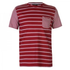 Pierre Cardin 2 Stripe T Shirt velikost S