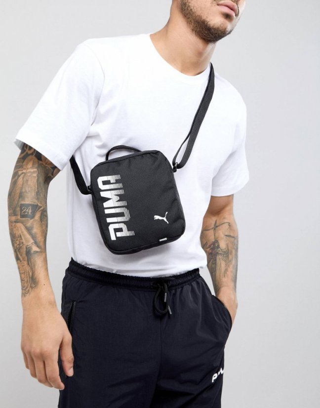 Puma Pioneer Portable Shoulder Bag Black