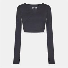 USA Pro Wrap Front Top Womens Black