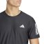 adidas Men's Short-Sleeve Performance Running Top BLACK