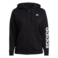 adidas Logo Zip dámska mikina Black/White