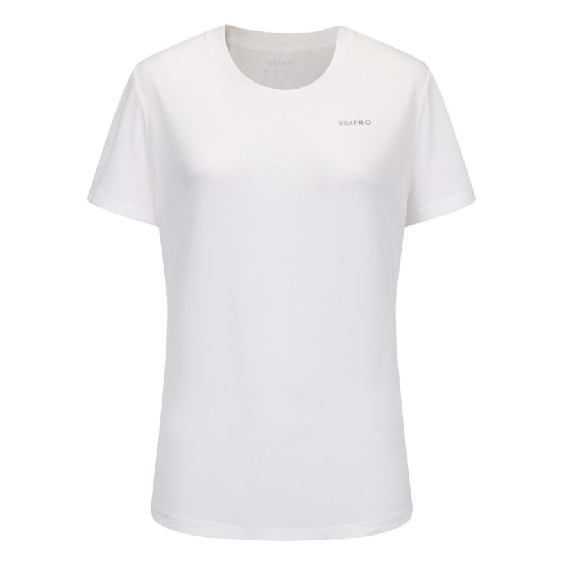 USA Pro Tech C Tee Womens White