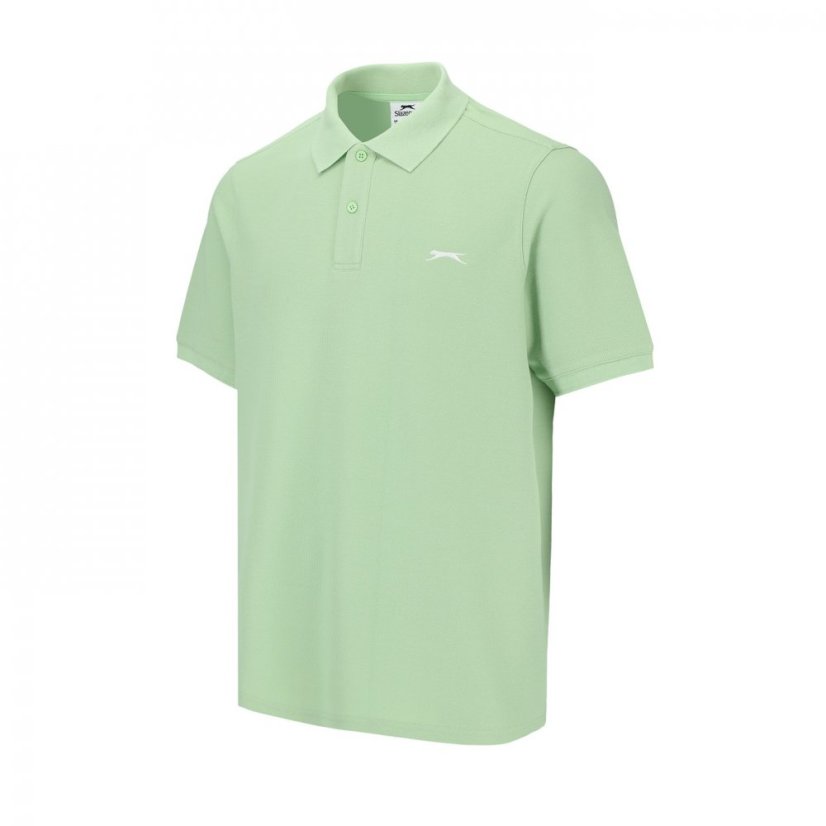 Slazenger Plain Polo Shirt Mens Green