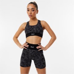 Everlast Seamless Shorts Womens Black Camo