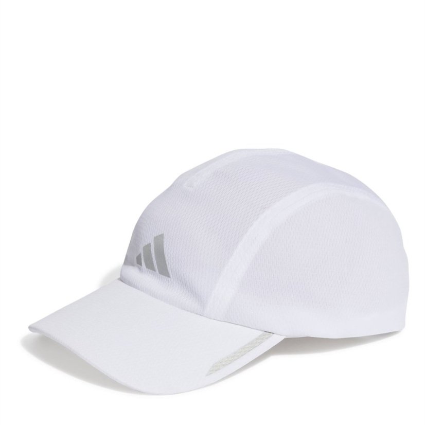 adidas Running AEROREADY Four-Panel Mesh Cap White/Silver