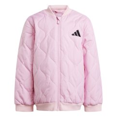 adidas Light Padded Jacket Infants True Pink/Black