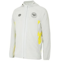 Umbro Brentford Shower Jacket 2022 2023 Juniors Mushroom/Yellow