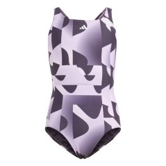 adidas Seas GRX Swimsuit Juniors Lilac/Black