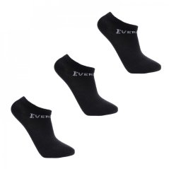 Everlast 3 Pack Trainer Socks Childrens Black