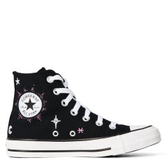 Converse Unisex Adults Chuck Taylor All Star Cel Canvas High-Top Trainers 001-Black/Whi