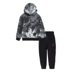 Air Jordan Open Hem Fleece Joggers Black