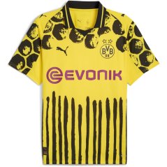 Puma x KidsSuper Borussia Dortmund Home Shirt 2025 2026 Adults Yellow/Black