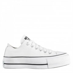 Converse Chuck Taylor All Star Platform Canvas Low Top Shoes White/Black 102