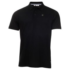 Calvin Klein Golf Kids' Short Sleeve Performance Polo Shirt Black/Silver
