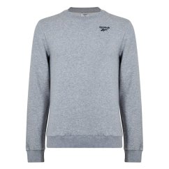 Reebok Identity Fleece Crew Sweatshirt Mens Mgreyh