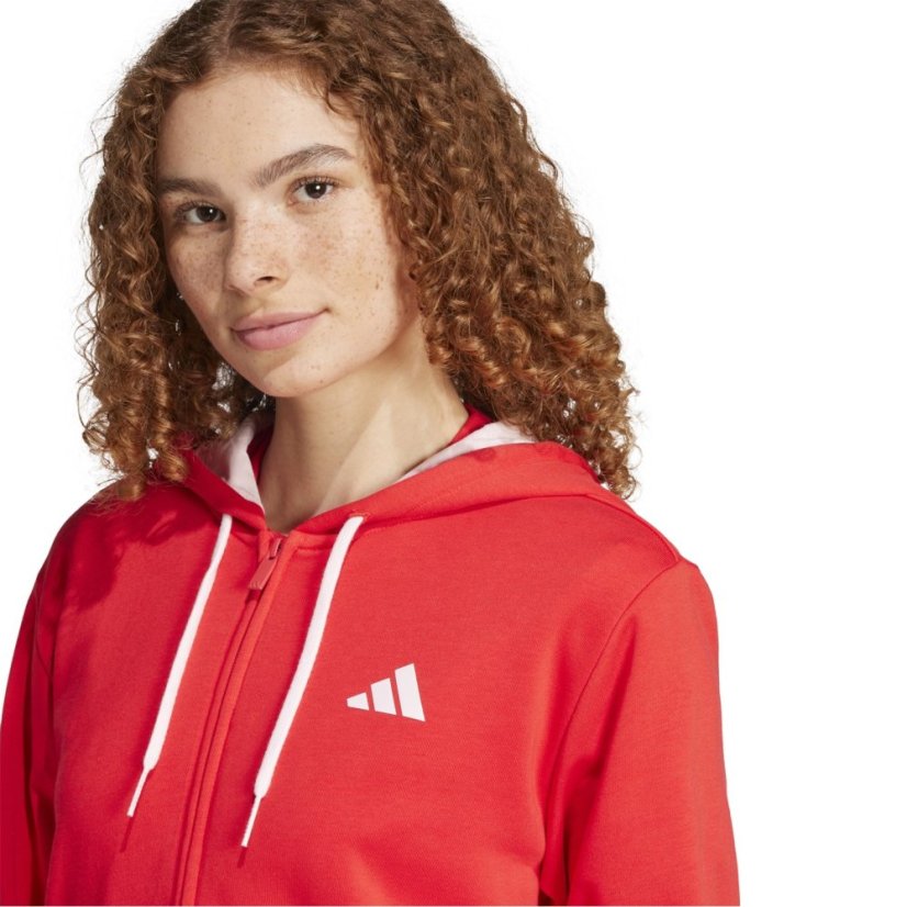 adidas Women's Full-Zip Hoodie Pure Ruby