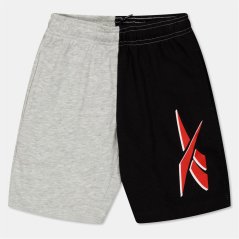 Reebok Jersey Jogger Shorts Lt Grey Heather