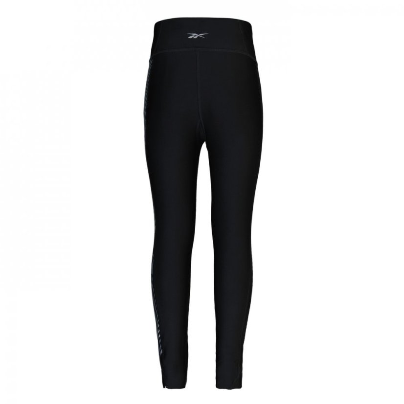 Reebok Running Printed Leggings Womens Gym Legging Night Black