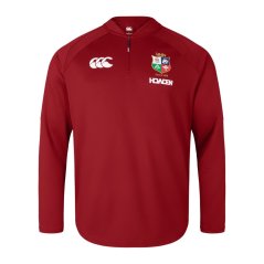 Canterbury British and Irish Lions 2024 Everest First Layer Top Adults Red Dahlia