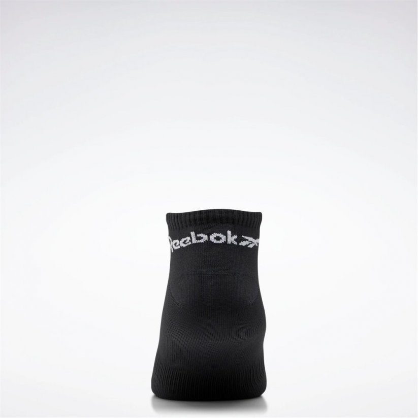 Reebok 3 Pack Trainer Socks Mens Black
