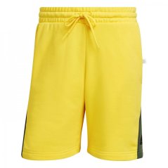 adidas Fleece pánské šortky Yellow