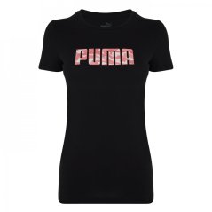 Puma Camo Box Tee Black/Pink