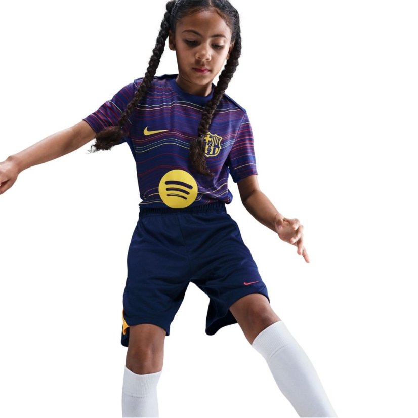 Nike Strike Football Shorts Juniors Blue/Orange