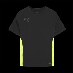 Puma Finesse Training Shirt Juniors Black/Yellow