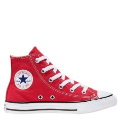 Converse Chuck High Cut Canvas Shoes Red 600