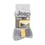 Jeep 3 Pack Terrain Boot Sock Mens Ecru/Charcoal