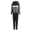 adidas Junior Tiberio Fleece Tracksuit Black/Grey